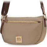 Monnari taška crossbody sportovní kabelka pošťáčka ledvinka na každý den - béžová s hnědou - 2