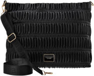 Monnari dámská kabelka s řasením velká shopper a crossbody kabelka - černá - 7