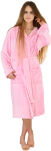 Hřejivý plyšový župan s kapucí kigurumi onesie - růžový jednorožec - 2