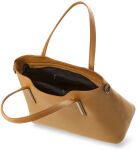 Elegantní dámská kožená kabelka z pravé kůže – camel - 5