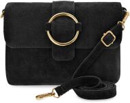 Semišová dámská kabelka italská kožená listonoška vera pelle - 5