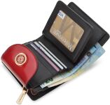 Monnari malá dámská lakovaná elegantní peněženka minipeněženka - červená - 2