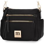 Monnari dámská crossbody malá kabelka na každý den s kapsami a nastavitelným popruhem - černá - 2