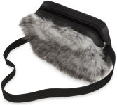 Dámská kabelka listonoška kožíšek brašna - růžová - 3