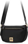 Monnari taška crossbody sportovní kabelka listonoška ledvinka na každý den - černá - 5