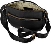 Monnari taška crossbody sportovní kabelka listonoška ledvinka na každý den - černá - 3
