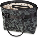 Prostorná dámská taška monnari velká městská kabelka s camo vzorem volná shopperka s pruhy s logem - monnari - 4