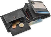 Prostorná kožená pánská peněženka always wild proti krádeži rfid secure - hnědá - 5