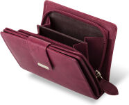 Příruční dámská peněženka s přihrádkami fialová - 3