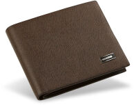 Moderní horizontální pánská peněženka hnědá - 2