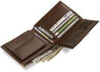 Pánská kožená peněženka pierre cardin v krabičce hnědá - 6