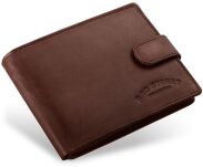 Horizontální pánská peněženka BAG STREET kůže - bordó - 2