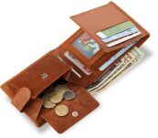 Horizontální pánská peněženka BAG STREET kůže - bordó - 4