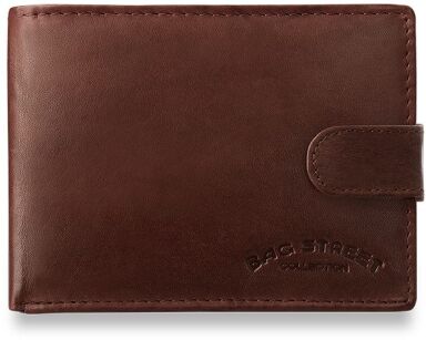 Horizontální pánská peněženka BAG STREET kůže - bordó