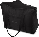 Sportovní velká dámská kabelka jennifer jones prostorná taška do města cestovní do práce do posilovny přes rameno shopper - černá - 3