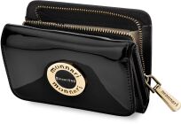 Monnari malá dámská lakovaná peněženka elegantní peněženka - černá - 3