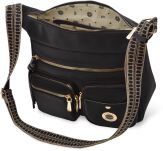 Monnari velká kabelka prostorná taška crossbody s kapsami - černá - 3