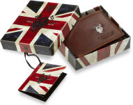 Horizontální pánská peněženka harvey miller z přírodní kůže  černá - 7