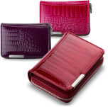 Lakovaná dámská peněženka jennifer jones červená - 6