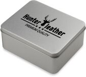 Kovová ozdobná dárková krabička na peněženku - stříbrná - 2