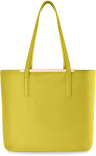 Elegantní shopper kufřík kabelka dámská - limetková