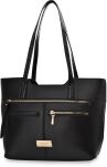 Monnari velká dámská městská kabelka shopper loďka na rameno - černá - 2