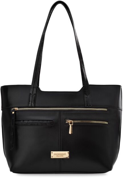 Monnari velká dámská městská kabelka shopper loďka na rameno - černá