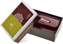 Dámská mini kožená peněženka Peterson kompaktní a elegantní RFID - bordóvá - 5
