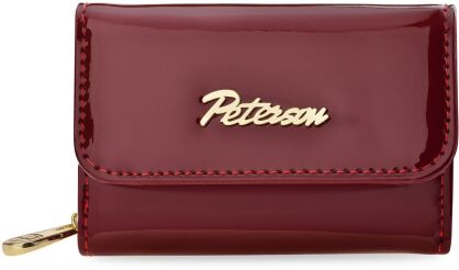 Dámská mini kožená peněženka Peterson kompaktní a elegantní RFID - bordóvá