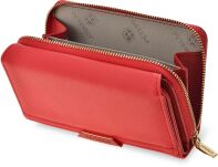 Peterson elegantní klasická dámská peněženka rfid secure prostorná s klopou ve stylové dárkové krabičce - červená - 4