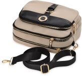 Dámská kabelka Monnari voděodolná crossbody taška s ramenním popruhem - béžová - 4