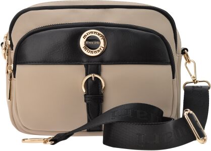 Dámská kabelka Monnari voděodolná crossbody taška s ramenním popruhem - béžová
