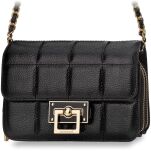 Elegantní dámská malá kabelka Monnari se spojkou na telefon - černá - 2