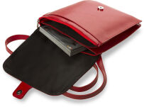 Klasická dámská kabelka crossbody - 100% kůže - hnědá - 4