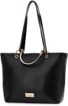 Monnari klasická dámská velká kabelka loďka shopper na rameno - černá - 2
