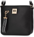 Monnari kabelka listonoška elegantní malá taška přes rameno - černá - 5