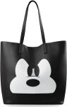 Dívčí velká shopperka dámská kabelka print  mickey mouse - 3