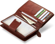 Příruční dámská peněženka s přihrádkami černá - 5