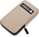 Peterson nepromokavý městský batoh školní cestovní robustní dámský pánský + pouzdro - béžový - 6