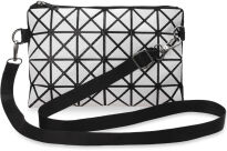 Trojrozměrná dámská kabelka listonoška psaníčko bílá - 2