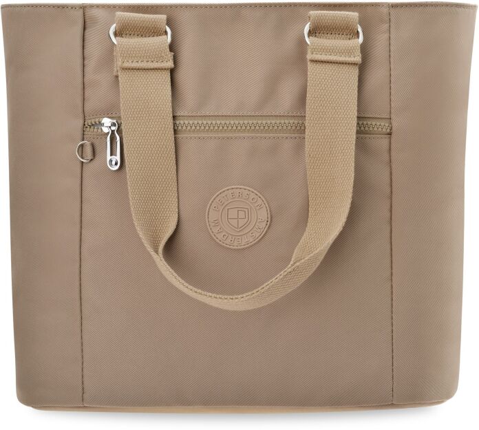 Peterson shopperka kabelka dámská velká taška objemná kabelka shopper přes rameno nákupní městská - béžová