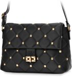 Lydc london prošívaná velká taška s cvoky prostorná dámská taška přes rameno - 5