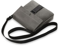 Kožená pánská listonoška brašna s klopou značky baleine černá - 5