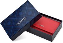 Cavaldi klasická malá dámská peněženka peněženka v elegantní krabičce - červená - 3