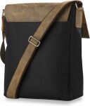 Pánská stylová taška do města listonoška přírodní kůže hnědá - 3