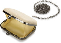 Večerní dámská prošívaná kabelka psaníčko černá - 4