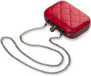 Večerní dámská prošívaná kabelka psaníčko černá - 3