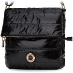 Monnari dámská taška s klopou měkká prošívaná crossbody kabelka - černá - 5