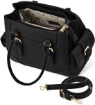 Lydc london dámská kabelka  prostorný kufřík shopper s reliéfním vzorem - 9