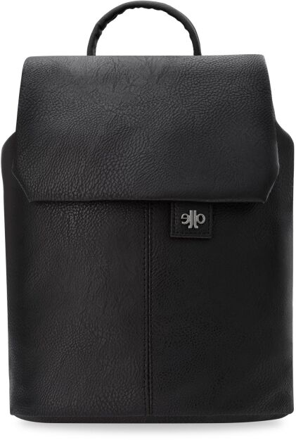 Stylový dámský kožený městský batůžek premium - černý